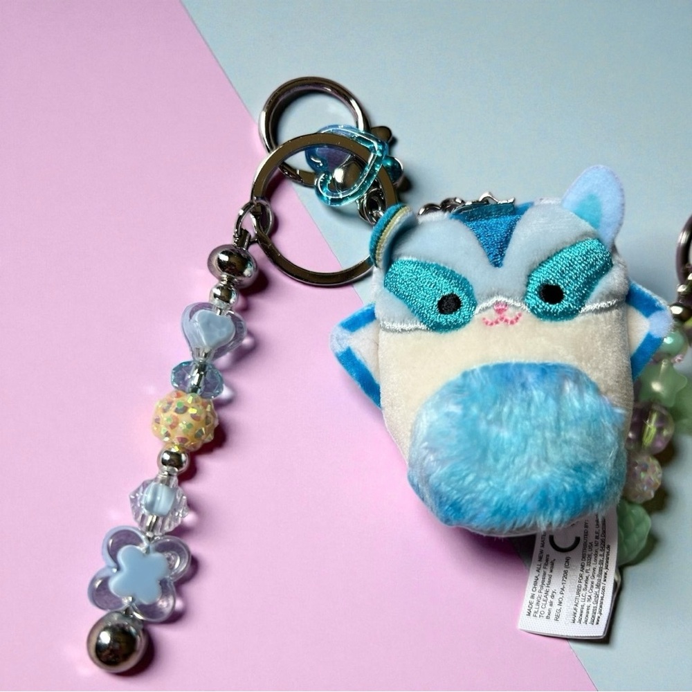 Handmade Keychain – Squishville Sabino the Sugar Glider (SV Series 12)